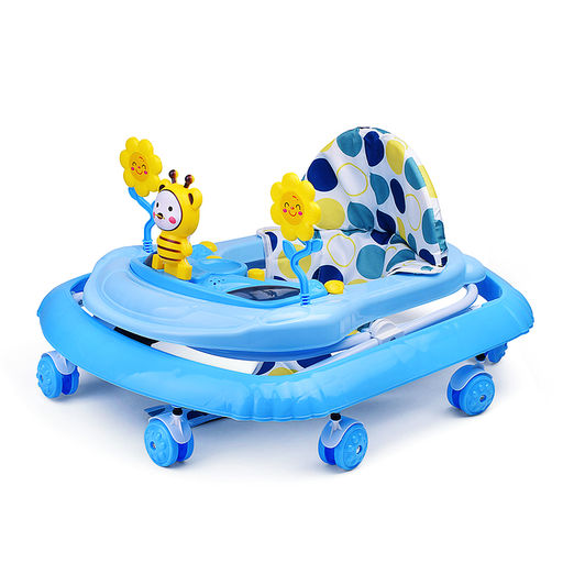 Ходунки "Пчелка и цветы" (цвет голубой)