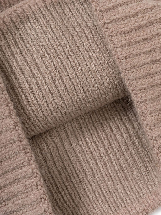 Шапка жен. пух енот+шерсть+виск LB-N88069 dirty pink