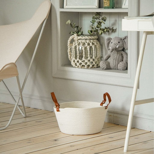 Корзина для хранения SL Home Луиза, плетёная, ручной работы, 333316 см, белая - Sima-land home фото 5