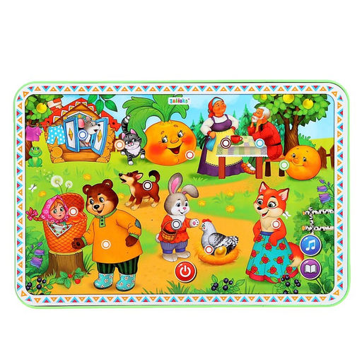 Музыкальный планшет «Однажды в сказке», 13 звуков и голосов, 5 любимых сказок