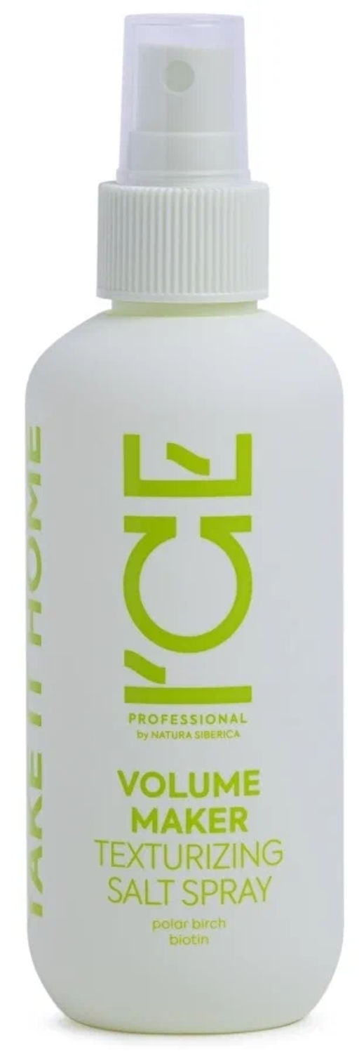 "NS" ICE Professional/ Home/ Volume Maker/ Лосьон-спрей Текстурирующий солевой д/волос 200м