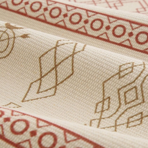 Коврик SL Home Cotton, 6090 см, красный, молочный, хлопок 50% - Sima-land home фото 7