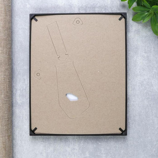 Фоторамка пластик L-6 15х21 см чёрный (пластиковый экран)