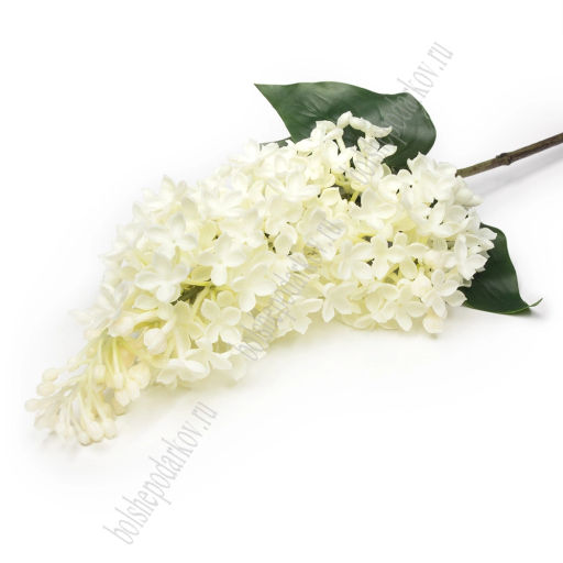 Веточка декоративная 73 см Сирень (SF-8130) белый - Больше подарков фото 2