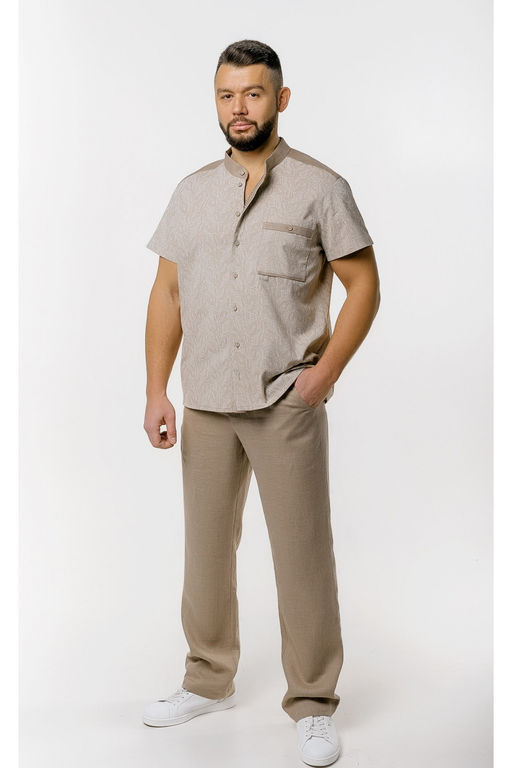 РУБАШКА - 100% хлопок - Новый лен фото 15