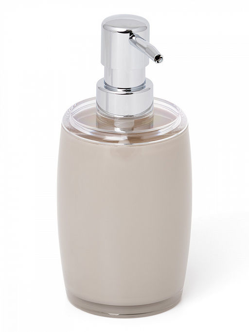 Диспенсер для жидкого мыла бежевый пластик - Lucky фото 2