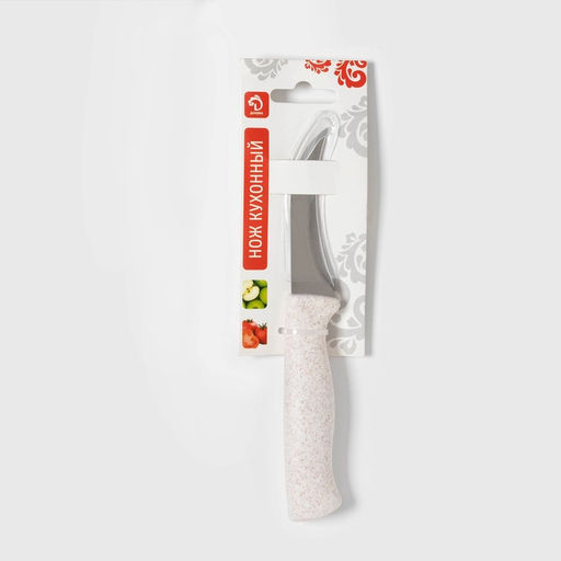 Нож для чистки овощей Доляна Ринго, лезвие 7,5 см, цвет МИКС  фото 8