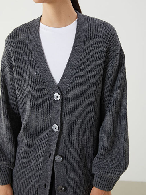 V Yaka Kad?n Triko H?rka