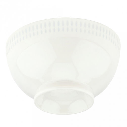 Облако Салатник фарфоровый 600мл, д14см, h7,5см, на ножке, рельефный декор - голубой, отводка, белый (Китай) - Домашняя мода фото 3