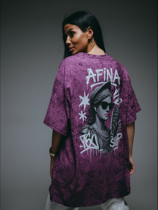 Ирбис футболка женская (баклажан варенка)