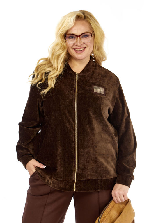 Костюм Элль стиль 2432 коричневый  фото 5