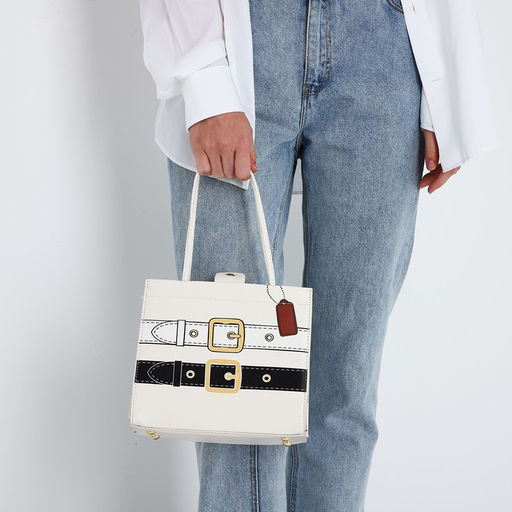 Сумка женская, тоут на молнии, цвет белый - Simaland фото 8