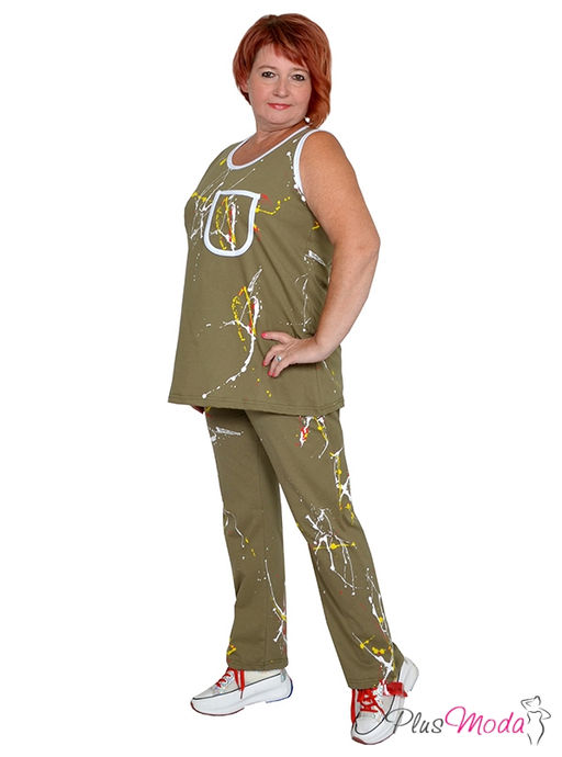 Брюки Модель №1334 размеры 44-84 - Plusmoda фото 5