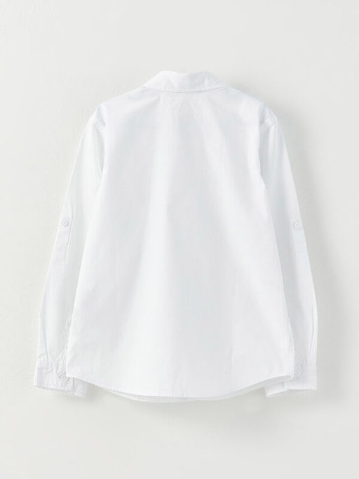 Basic Uzun Kollu Poplin Erkek ?ocuk G?mlek - Waikiki фото 2