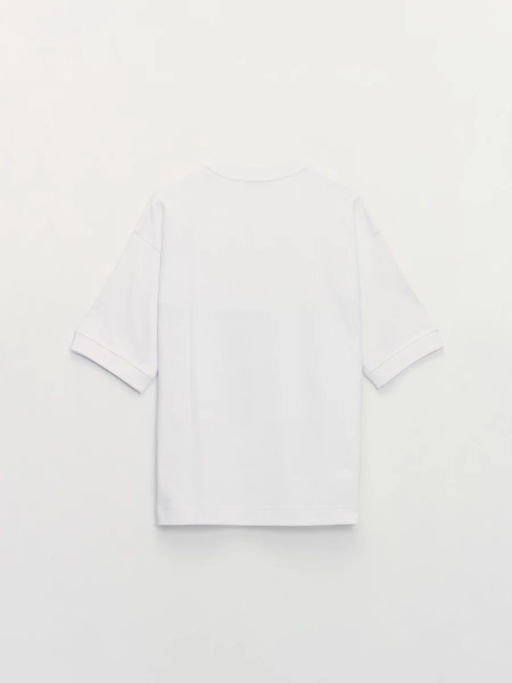 Футболка relax fit из хлопка интерлок / Zarina