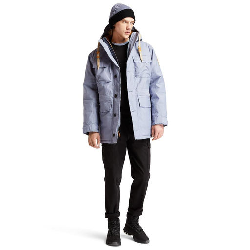 Куртка Timberland Parka Wilmington Field DryVent голубая  фото 3