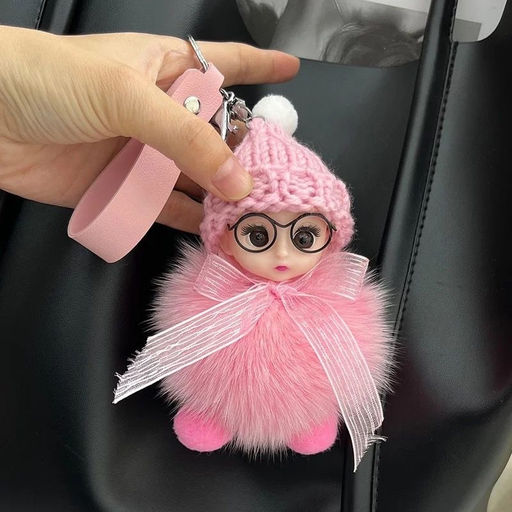 Мягкая игрушка брелок Девочка-Помпон в ассортименте - Storyland фото 3
