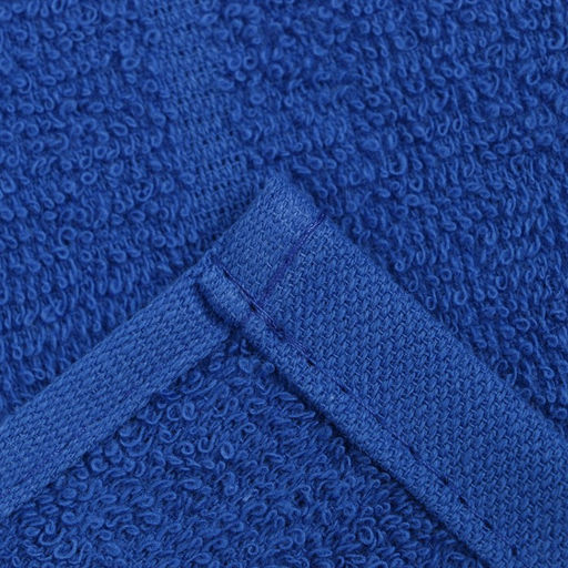 Полотенце махровое жаккардовое 30х60см, синий 280г/м, хлопок 100% - Текстиль центр фото 4