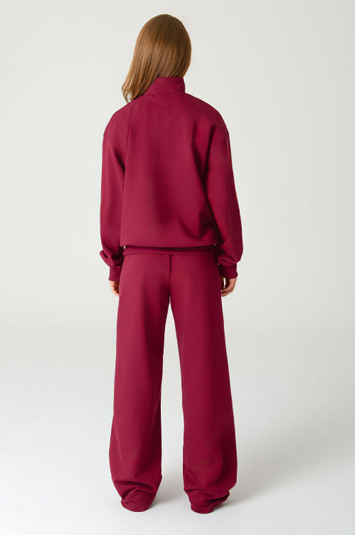 Арт. 2-542/1  Костюм женский с брюками 44-50 (4 шт) Цвет:бордовый