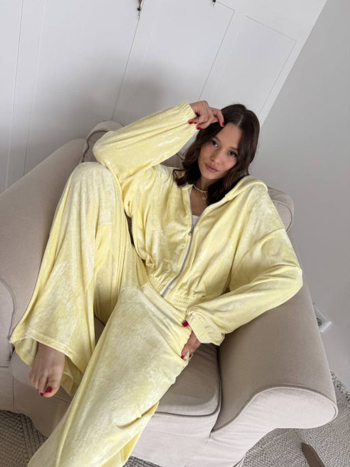 317 Женский комплект на молнии, лимонный - Knitka wear фото 5