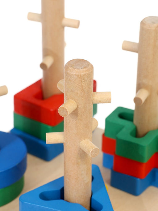 Развивающая деревянная игрушка - сортер, 3+