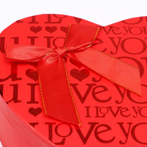 Набор подарочных коробок сердце 3 в 1, красный, I Love You, 21?19?9 - 15.5?14?6 см - UPAK LAND фото 4