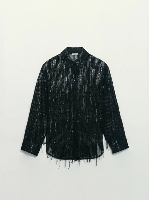 Блузка с пайетками / Zarina