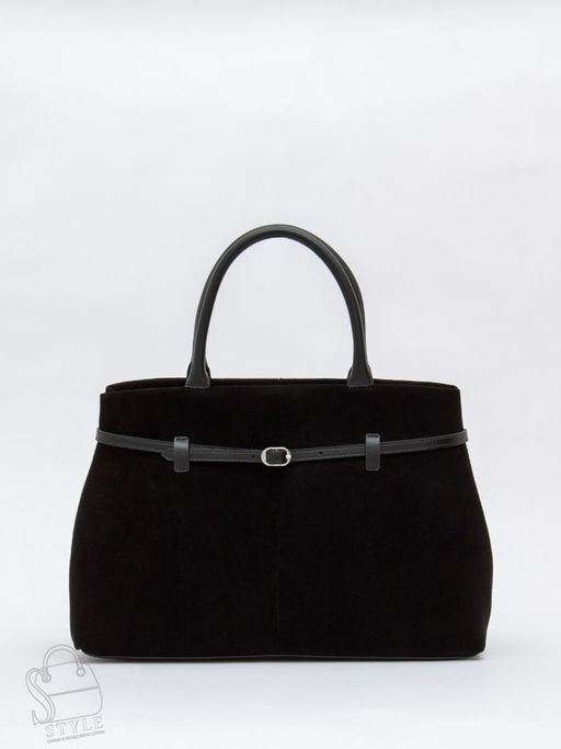 Сумка женская кожаная 8018-1S black Velina Fabbiano-Safenta