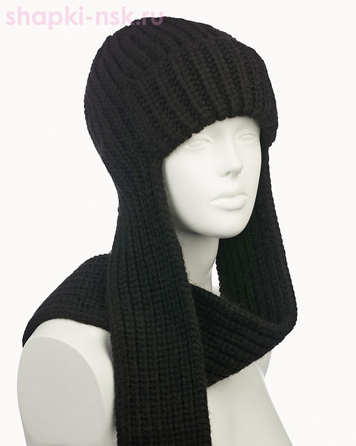 44353 F Ушанка женская флис (56-58)