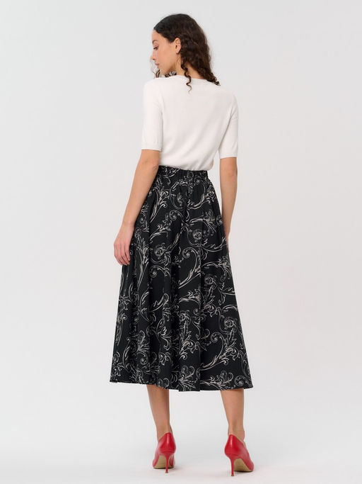 Юбка женская 12421-38003 black - Maxroses фото 4