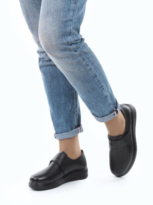 03-5072 BLACK Полуботинки женские (натуральная кожа) - No name фото 4