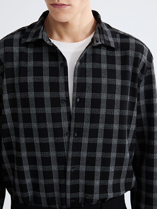 Regular Fit Uzun Kollu Ekose Arm?rl? Erkek G?mlek