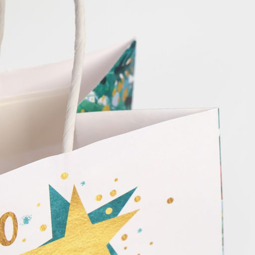 Пакет подарочный крафтовый Звезда, 22 х 25 х 12 см - Дарите счастье фото 5