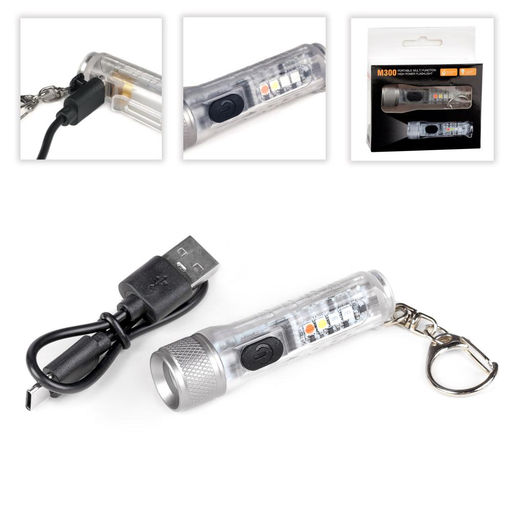 Фонарь универсальный COMIRON GEEK корпус: жёсткий ABS, IP65; свет: T20, 400lm +4COB, аккум: 300 mAh, USB Type-C; карабин, магнит 19г /уп 120/ - Галеонтрейд фото 7