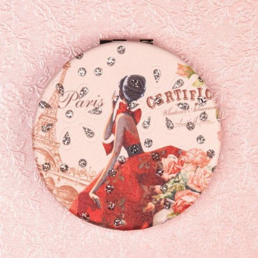 Зеркало карманное 7 см / GT357 /уп 50/300/ кожзам - Галеонтрейд фото 5