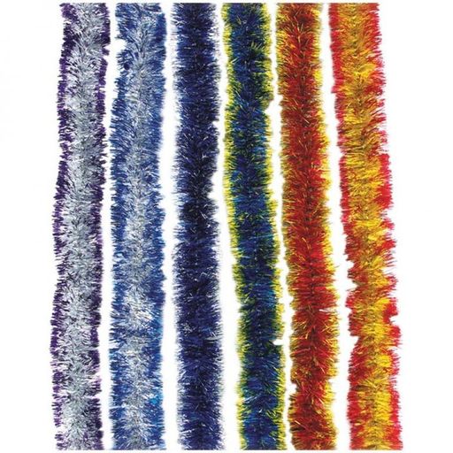 Мишура "Норка 1" с цвет.кончиками 2м*5см (Г-206) Россия