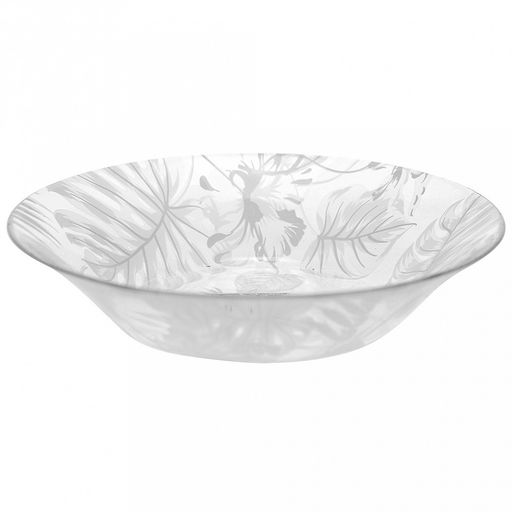 "Джангл (Jungle)" Тарелка глубокая стеклянная д220мм, 500мл, h45мм, Pasabahce (Россия)