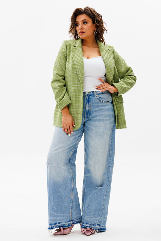 Жакет ANELLI 1471.1-Р жасминовый  фото 4