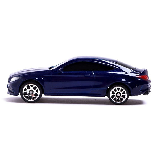 Машина металлическая MERCEDES-AMG C63 S COUPE, 1:64, цвет синий - Автоград фото 2