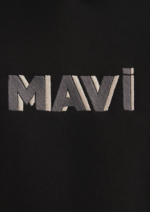Mavi Logo Bask?l? Siyah Sweatshirt  фото 7