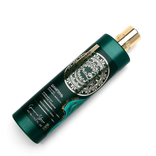 Шампунь для волос с каолиновой глиной, активный рост и глубокое очищение, 410 мл, URAL LAB