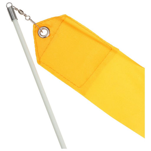 Лента гимнастическая с палочкой Grace Dance, 2 м, цвет оранжевый  фото 3