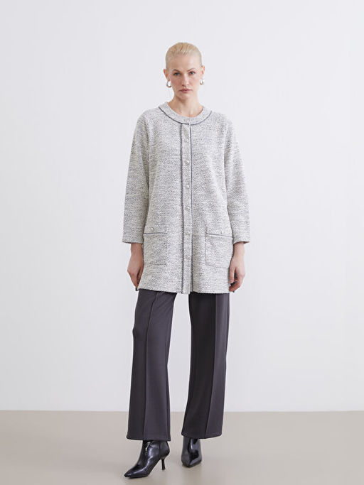 Bisiklet Yaka Desenli Kad?n H?rka