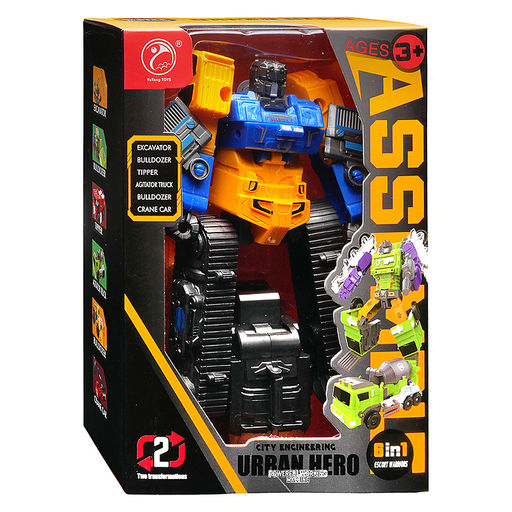 Робот трансформирующийся в экскаватор, в коробке