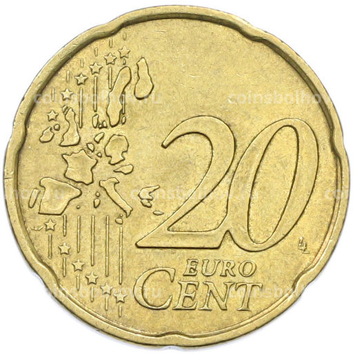 Монета 20 евроцентов 1999 года Франция