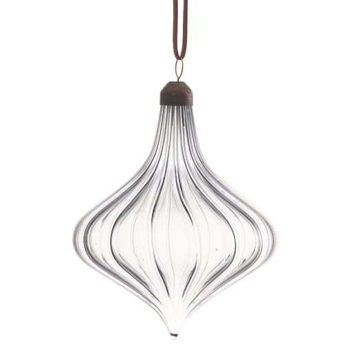 Украшение новогоднее "Капля", L11 W11 H13 см