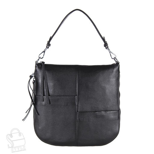 Сумка женская кожаная 9653Y black Polina&Eiterou фото 3