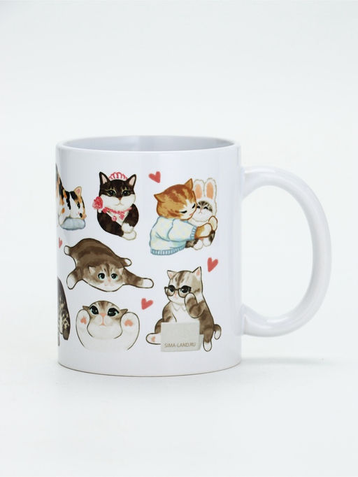 Кружка керамическая чайная «Королева котиков», 320 мл
