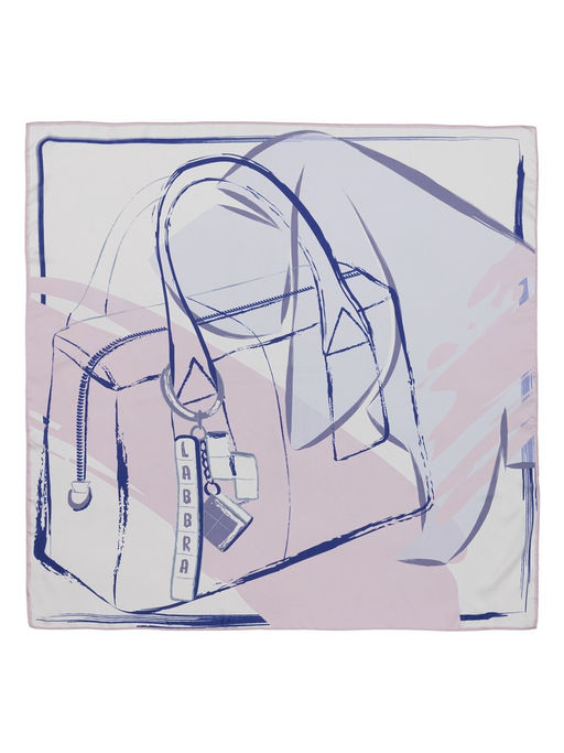 Платок жен. виск+шелк 100х100 LE34-583-05 - Labbra фото 3