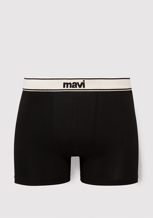 3lu Lacivert Basic Boxer Seti - Mavi фото 4